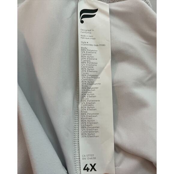 Fabletics Define High Waisted PowerHold 7/8 Legging in Soft Grey Medium - Picture 5 of 6